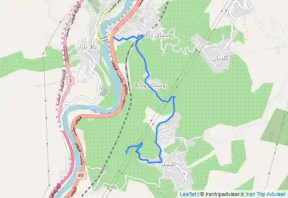 ترک جی پی اس ۱۴۰۲/۷/۱۲ آبشار کلشتر، رودبار