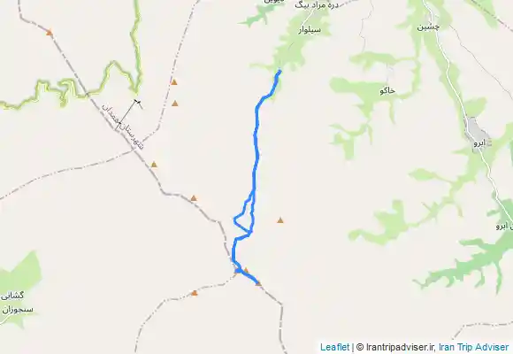 ترک جی پی اس قله های یخچال و کوبری همدان
