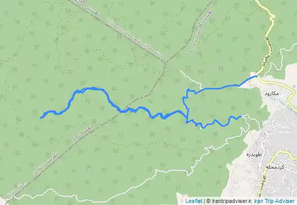 ترک جی پی اس جنگل مکارود - کلاردشت - مازیچال - عباس آباد