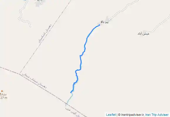 ترک جی پی اس آبشار پیربالا مرند