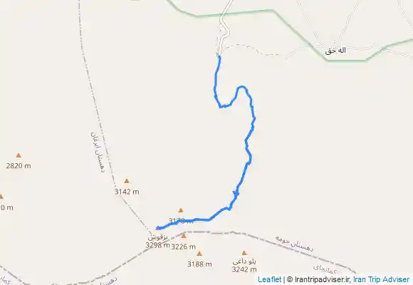 ترک جی پی اس قله بزقوش سراب