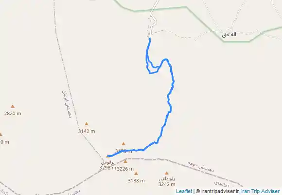 ترک جی پی اس صعود به قله بزقوش