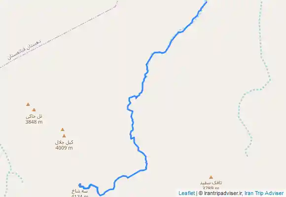 ترک جی پی اس قله سه شاخ جوپار