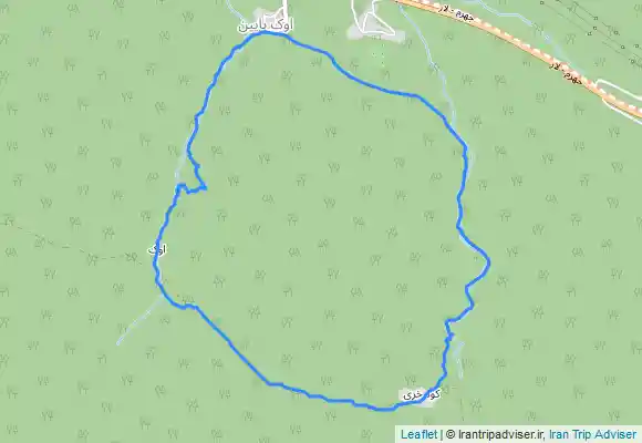 ترک جی پی اس چشمه اَوَک بالا و بازگشت از کوه خری