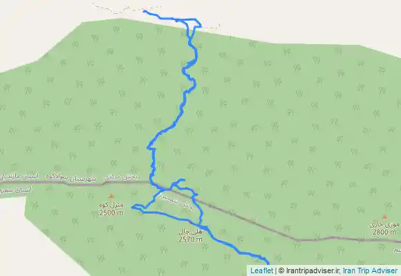 ترک جی پی اس قله منزل کوه 2( هلی چال) از خطیر کوه جاده امافت معدن