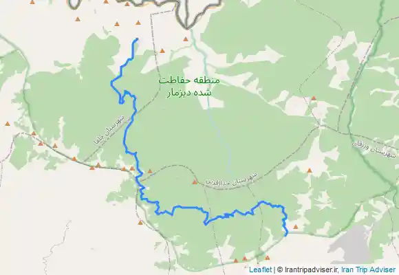 ترک جی پی اس خوینرود به اشتبین - جنگل ارسباران