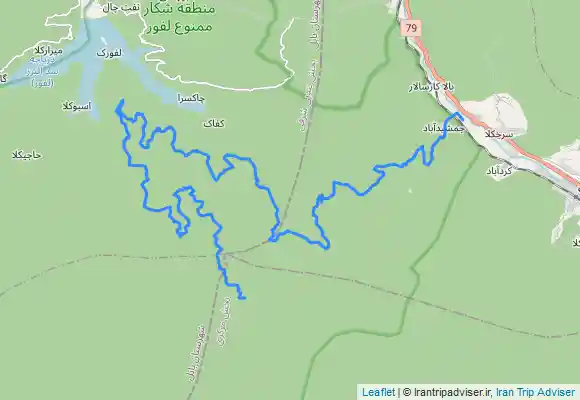 ترک جی پی اس آبشار گزوgazu