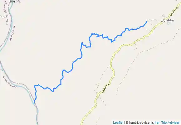 ترک جی پی اس پیمایش تنگه کول خرسان از بیشه بزان