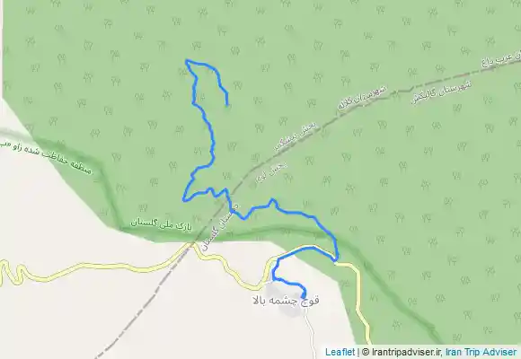 ترک جی پی اس بیلی داغ به روستا