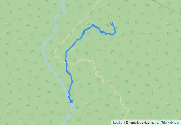 ترک جی پی اس مسیر پیمایش آبشار جینگوم. آبان ماه ۱۴۰۲