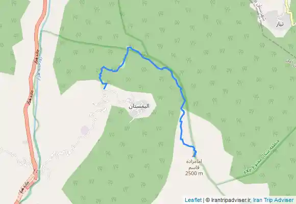 ترک جی پی اس قله امامزاده هاشم