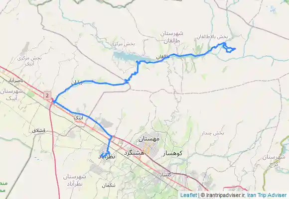 ترک جی پی اس قله میلین دوهاله از روستای مهران