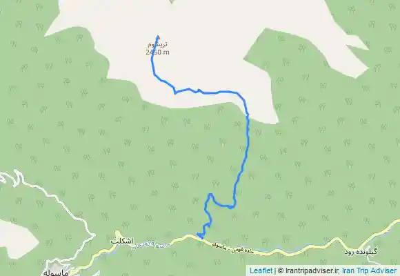 ترک جی پی اس قله تریشوم