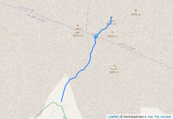 ترک جی پی اس قله کرکس