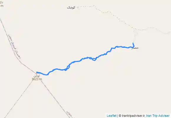 ترک جی پی اس آورین قله سیمرغ شهرستان خوی روستای حصار