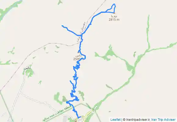 ترک جی پی اس قله داس - قله نرم پا