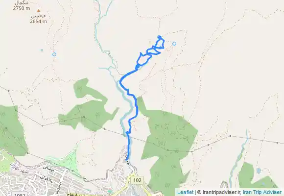 ترک جی پی اس چشمه درازلش از دارآباد