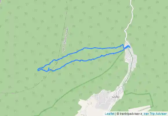 ترک جی پی اس زیارت به چشمه یخ - رفت از مسیر خوشدره و برگشت از یال تنبله