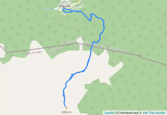 ترک جی پی اس Māsūlehماسوله قلل کله قندی وآسمانکوه