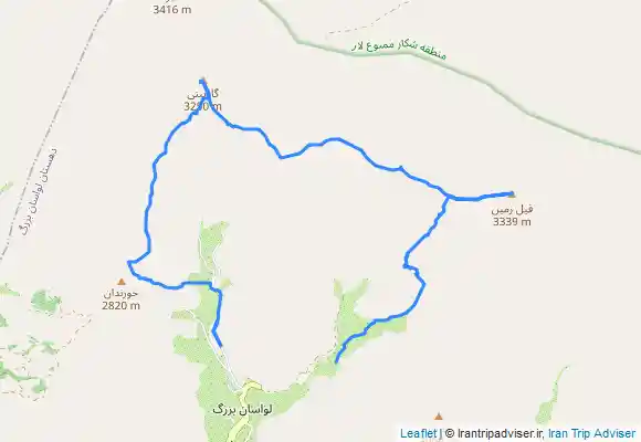 ترک جی پی اس fil zamin, gavbini, khorendan