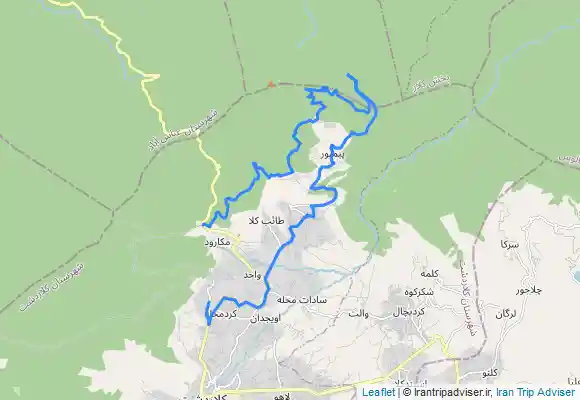 ترک جی پی اس مسیر لوپ مرداب دریوک