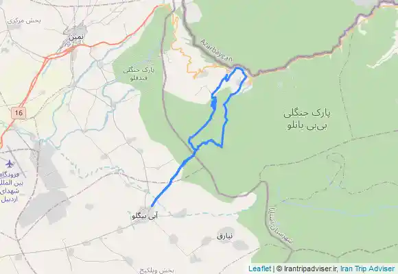 ترک جی پی اس آبی بیگلو به تللی بیلاغ.سیج.گیلده.مشه سویی.قیزخانیم قاچان.آبی بیگلو