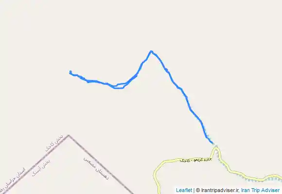 ترک جی پی اس قله خانیک گناباد