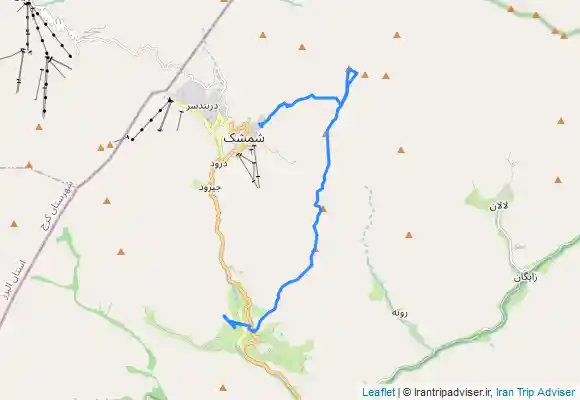 ترک جی پی اس صعود یکسره قله‌های آبک پی‌نسوم دالنشین سرکچال