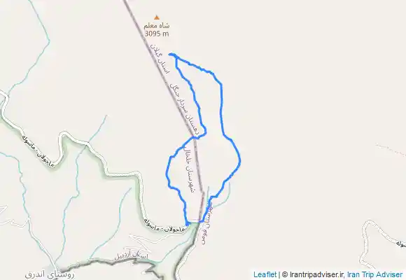 ترک جی پی اس قله شاه معلم from Andarreh