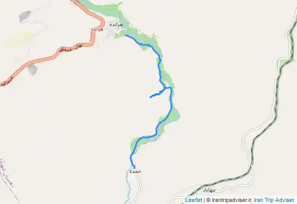 ترک جی پی اس غار بورنیک، از هرانده به خمده. پاییز.