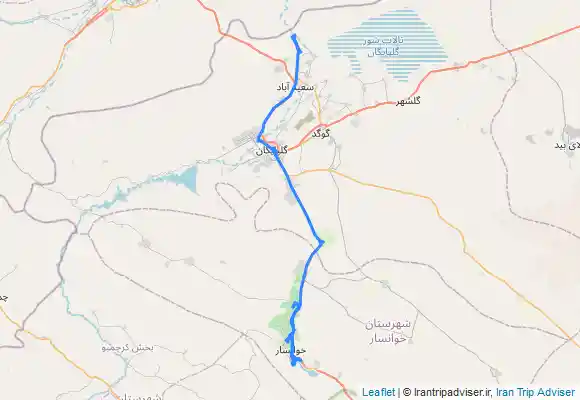 ترک جی پی اس خوانسار گلپایگان تیمره