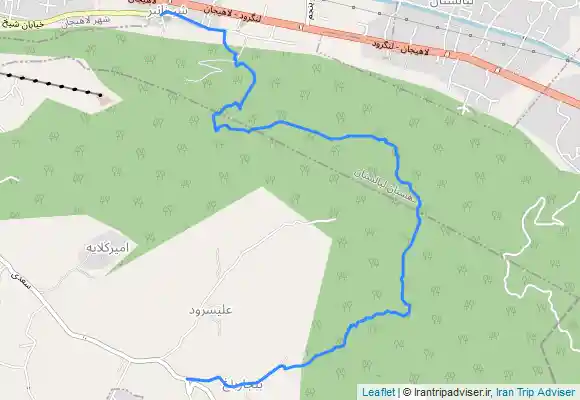 ترک جی پی اس بیجارباغ به شیخ زاهد (مسیر پنجم)