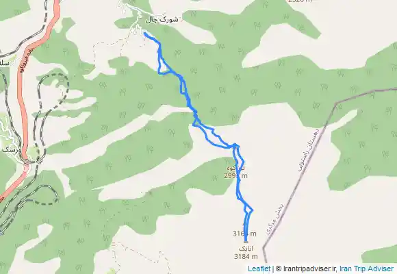 ترک جی پی اس قله سرخنی،تیزکوه، اتابک