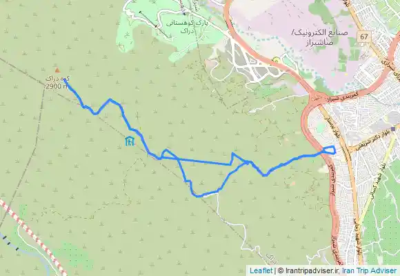 ترک جی پی اس قله دراک از مسیر دره موسوی