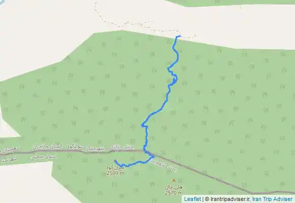 ترک جی پی اس منزل کوه