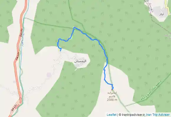 ترک جی پی اس قله امامزاده قاسم لهاش جاده هراز