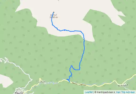 ترک جی پی اس قله تریشوم