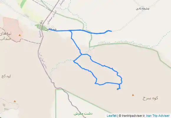 ترک جی پی اس Tala peak ( Sorkh - Taj Khoros ) Makrosh, Varamin - Shur Ghazi- قله طلا ( سرخ – تاج خروس ) مکروش ، ورامین - شور قاضی