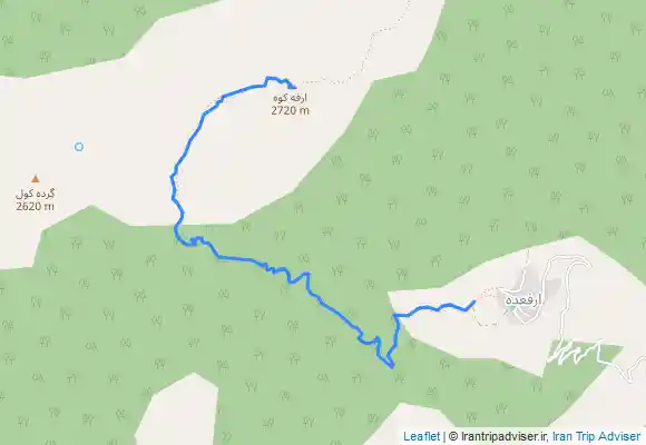 ترک جی پی اس ارفه کوه