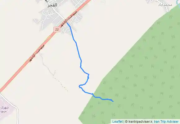 ترک جی پی اس Jangaldeh-e Pā’īn - Alqajar