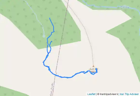 ترک جی پی اس قله تاسك از مسير نورآباد روستاي آب زالو