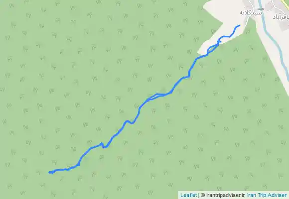 ترک جی پی اس آبشار سراستر - باقرآباد رامیان