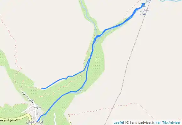 ترک جی پی اس آبشار برگ جهان