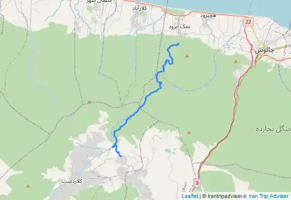 ترک جی پی اس کردیچال به نمک آبرود