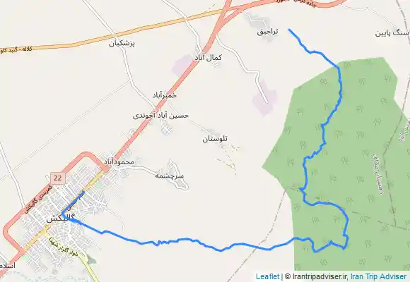 ترک جی پی اس تراجیق نیلکوه گالیکش