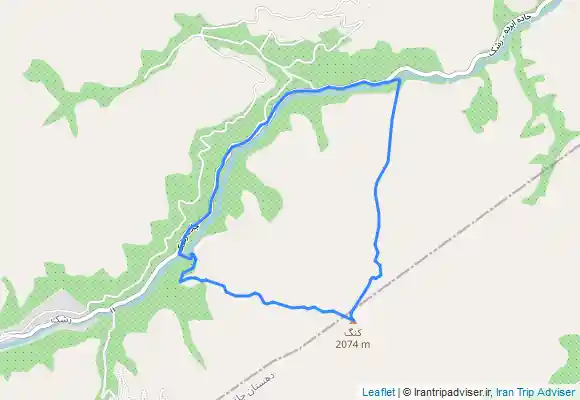 ترک جی پی اس قله کنگ از زشک