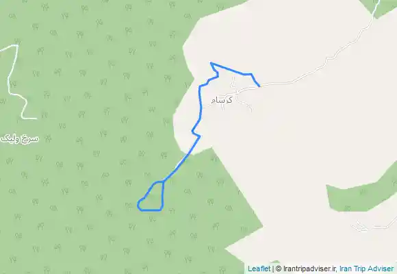 ترک جی پی اس دریاچه شوکِلا، روستای کرسام، چهاردانگه ساری