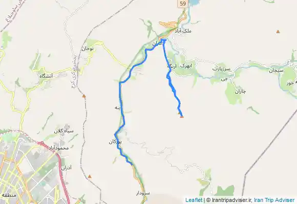 ترک جی پی اس Arangeh - قله پورا