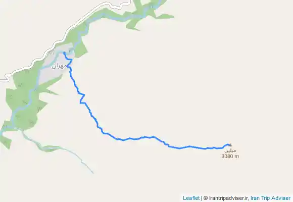 ترک جی پی اس قله میلین(دوهاله)