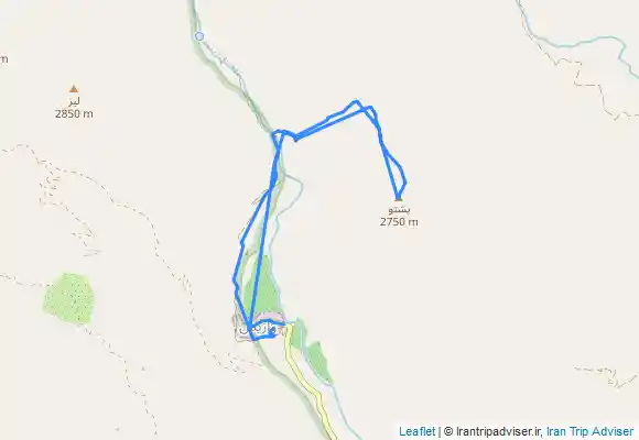 ترک جی پی اس قله پشتو به ارتفاع 2750 روستایی واریش